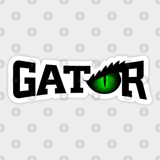 Gator Sticker by MplusC